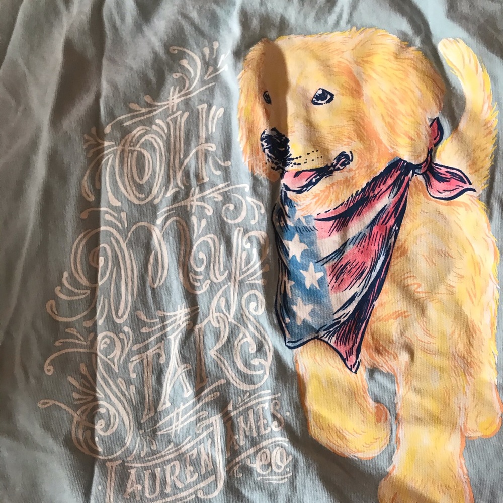 Lauren James sweet tee liberty light blue